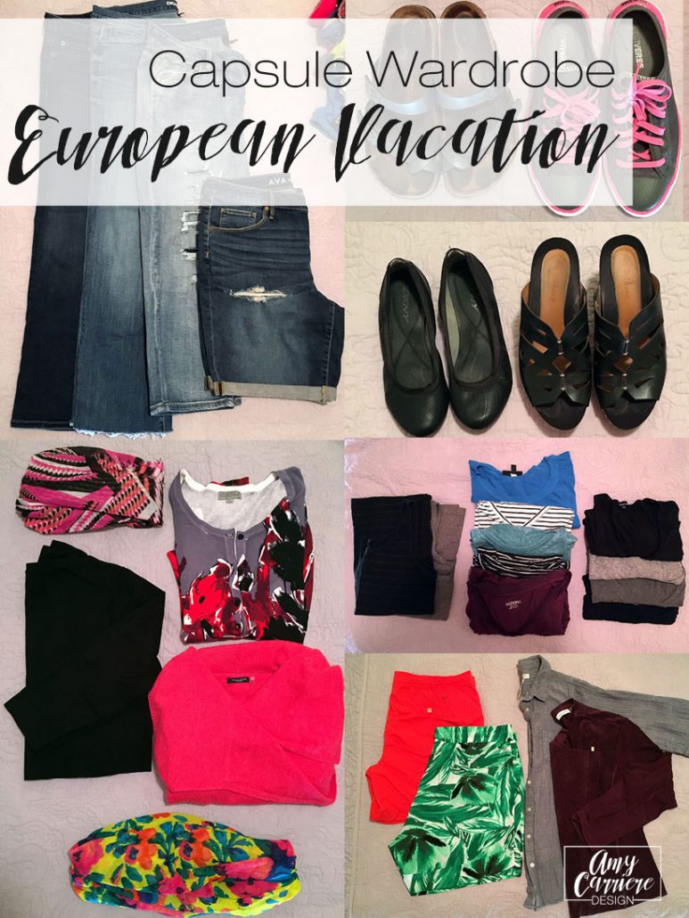 How To Pack For 5 Weeks in Europe – My Capsule Wardrobe | Design Your ...