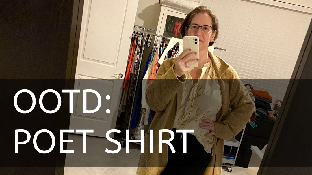 OOTD – Poet Shirt or Peasant Top?